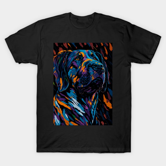 Abstract Labrador Retriever T-Shirt by BAJAJU